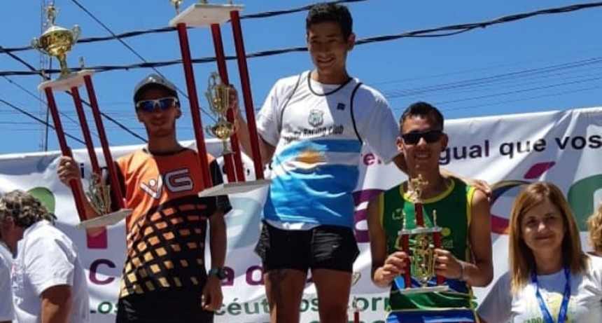 Alex G&oacute;mez y Noelia Guillerm&iacute;n fueron protagonistas en los 10 KM de Del Viso