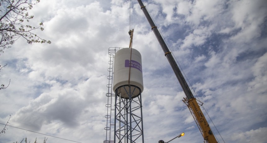 Las Praderas: culmin&oacute; la obra de extensi&oacute;n de la red de agua potable
