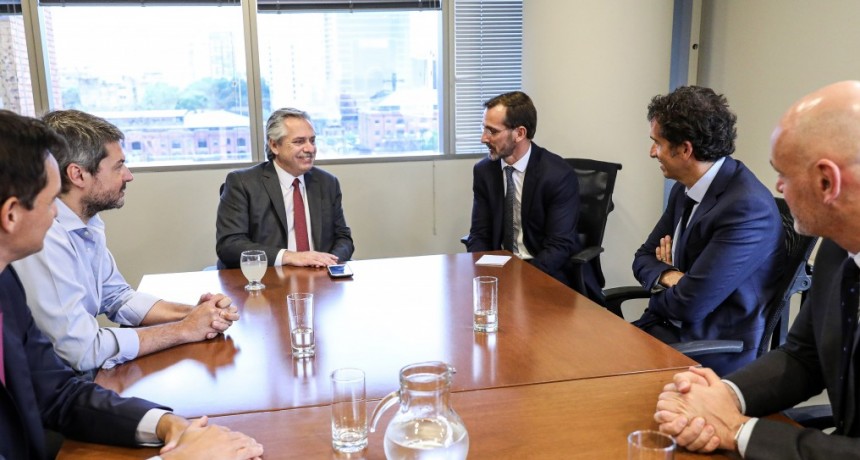 Alberto Fern&aacute;ndez recibi&oacute; al CEO global del Grupo Carrefour