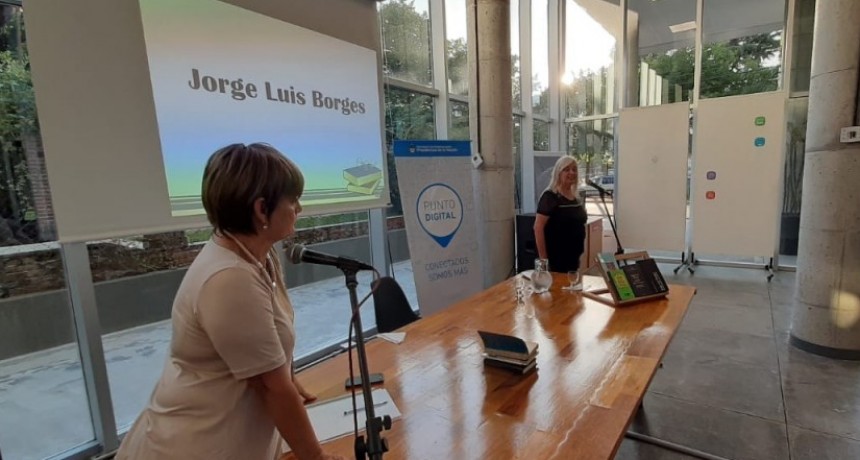 Borges fue homenajeado en la Biblioteca P&uacute;blica Municipal   