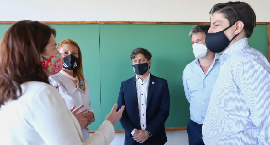  ESCUELAS A LA OBRA : Kicillof inauguró las nuevas instalaciones de escuelas en Moreno, Mar Chiquita y La Plata