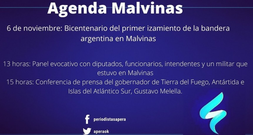 6 DE NOVIEMBRE : BICENTENARIO DEL PRIMER IZAMIENTO DE LA BANDERA ARGENTINA EN MALVINAS