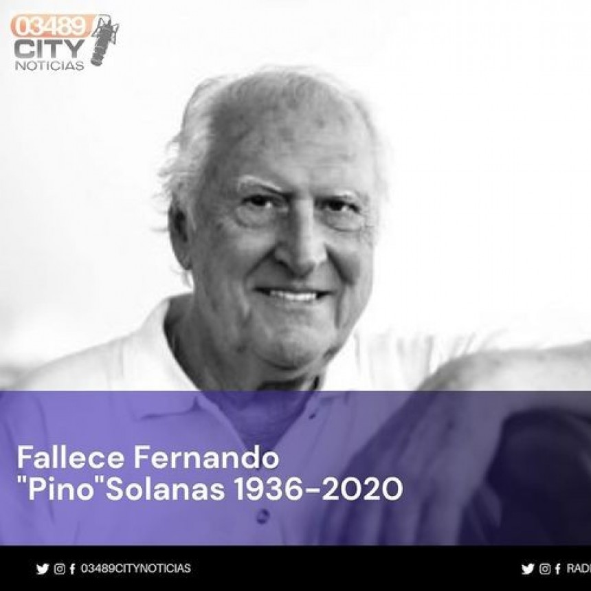 Murió Fernando Pino Solanas