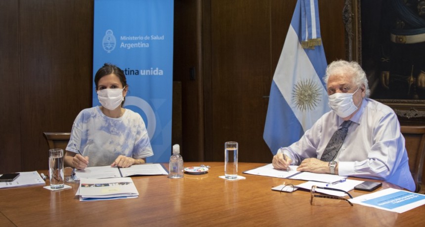  SALUD Y ANSES FIRMARON CONVENIO DE INTERCAMBIO ELECTRÓNICO DE INFORMACIÓN   