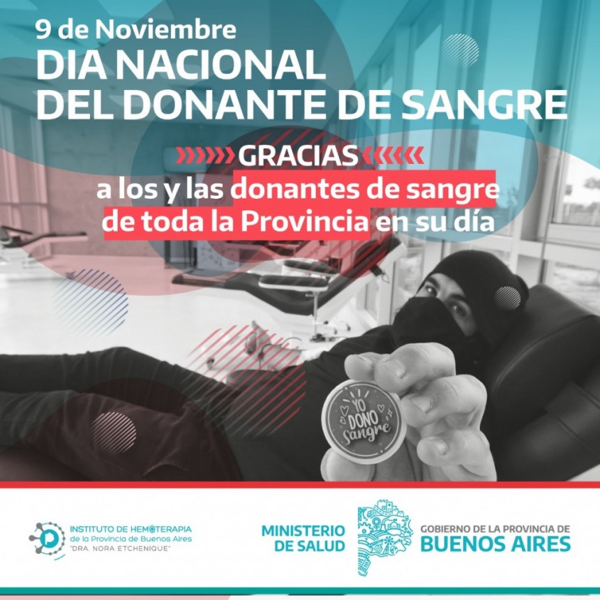 HOY MÁS QUE NUNCA, DONÁ SANGRE