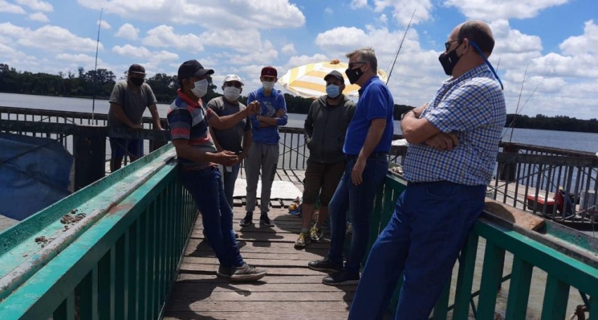 Axel Cantlon propuso mejoras en la costanera para impulsar la pesca deportiva