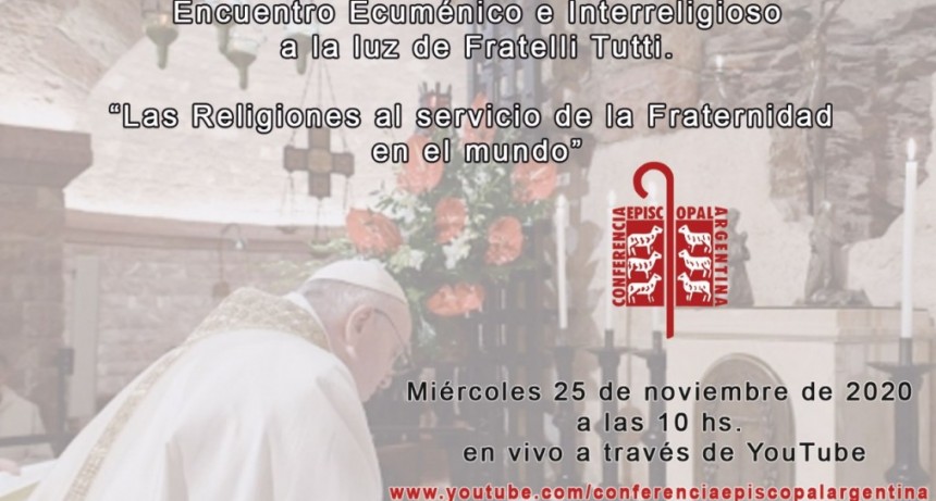 Miércoles 25/11 10 hs Encuentro Ecuménico e Interreligioso