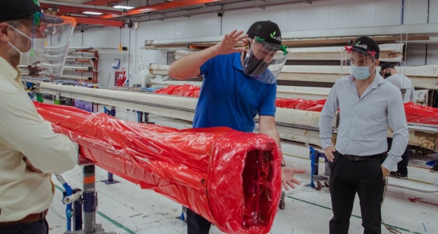 El Intendente recorrió las instalaciones de la empresa King Agro
