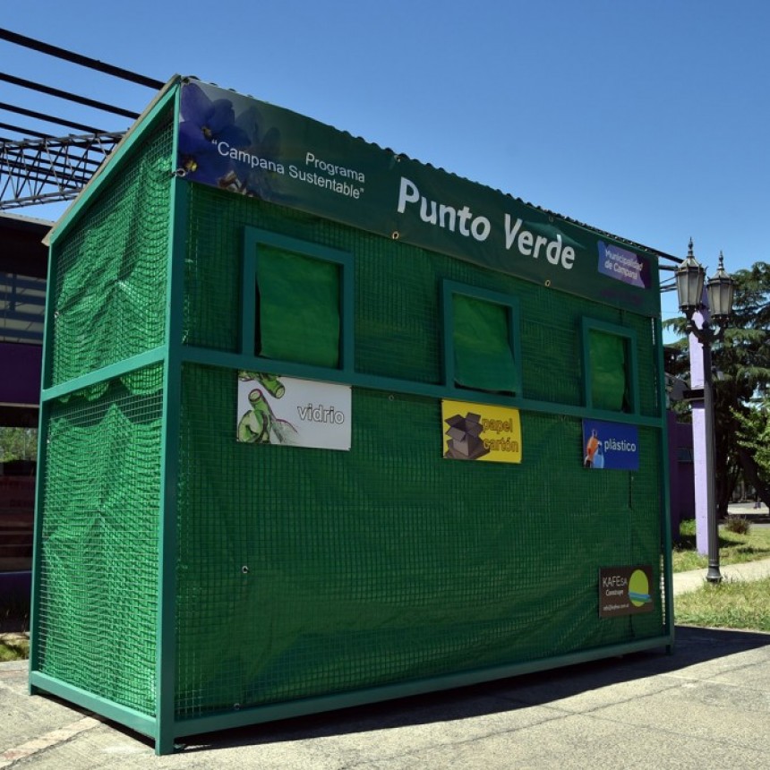 Reciclado: el Municipio renueva los “Puntos Verdes” de la ciudad