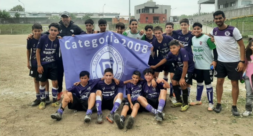 VILLA DALMINE CAMPEÓN EN CATEGORÍA 2008