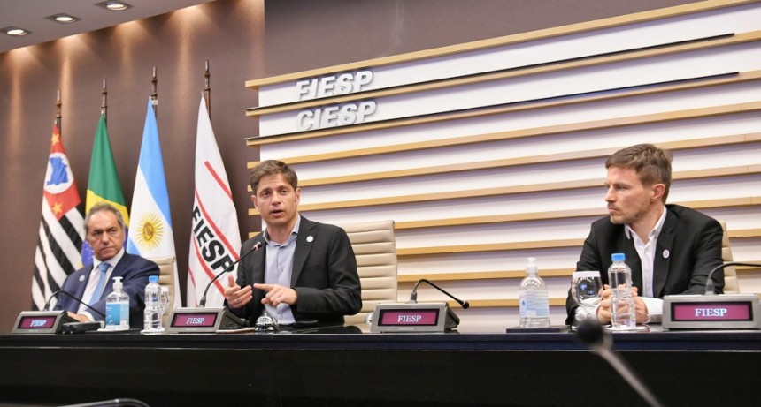 MISIÓN COMERCIAL : Kicillof encabezó una reunión con más de 70 empresarios en Brasil 