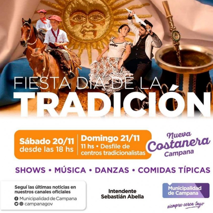 El Día de la Tradición se celebrará en la Nueva Costanera 