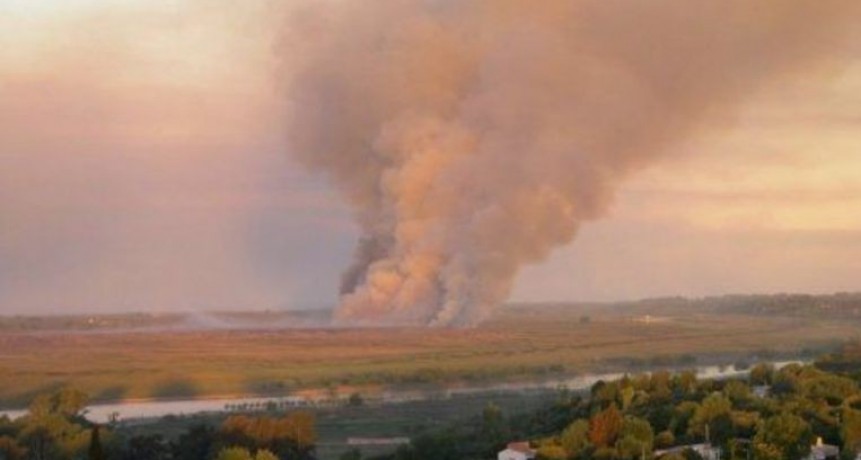 Incendio en el Parque Nacional Ciervo de los Pantanos