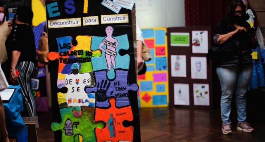 Elisa Abella acompañó la 8va Muestra de Educación Sexual Integral