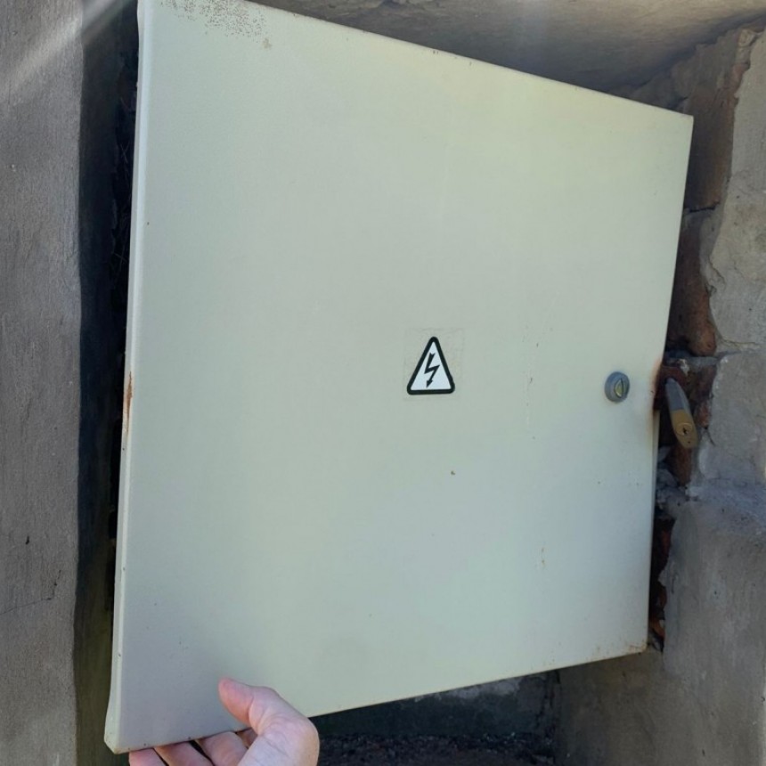 Volvieron a vandalizar la bomba de agua potable de San Cayetano