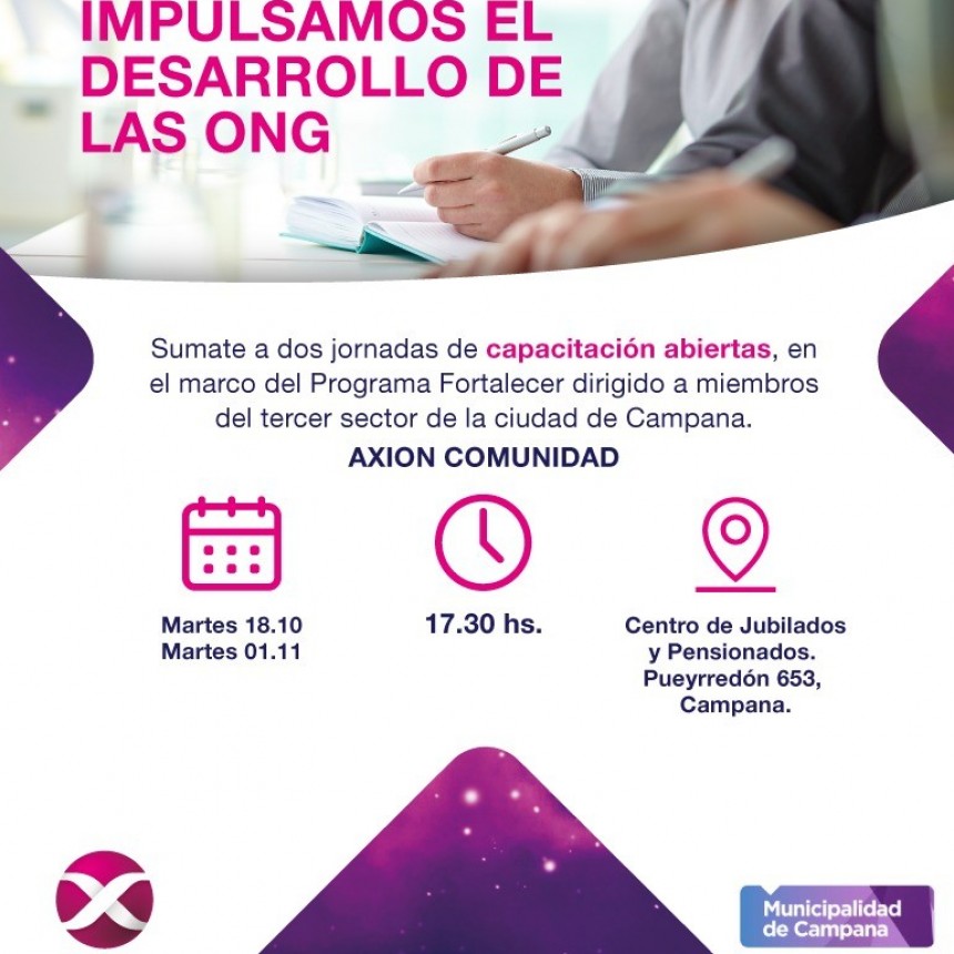 Hoy habrá una nueva capacitación gratuita para organizaciones sociales