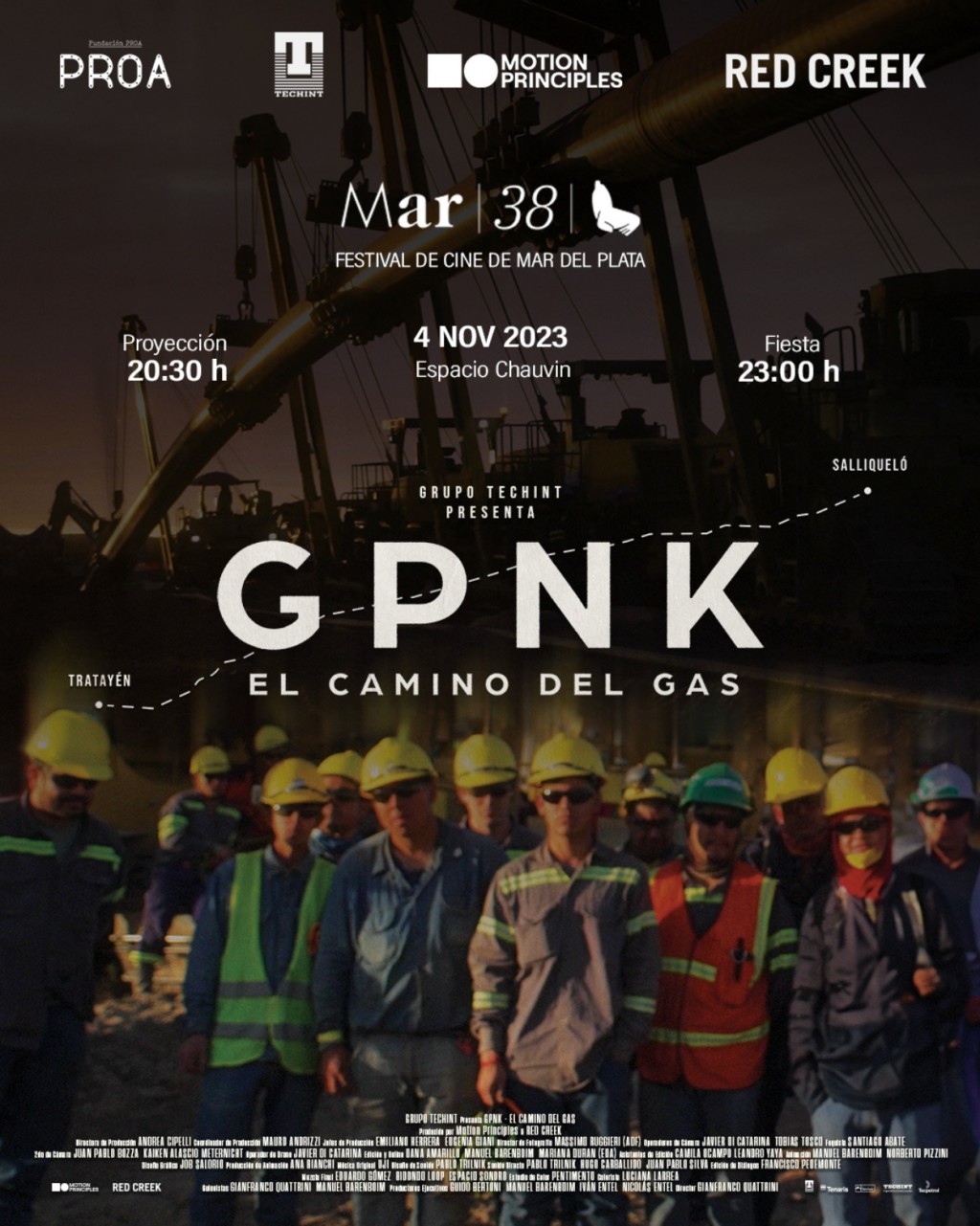 “GPNK - El camino del gas” se presenta en el 38º Festival Internacional de Cine de Mar del Plata