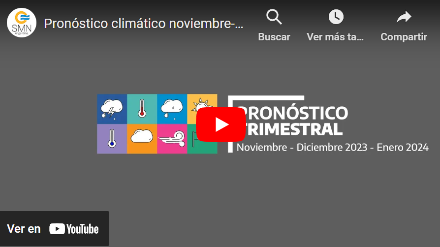 Argentina | Pronóstico climático para primavera-verano 2023/24