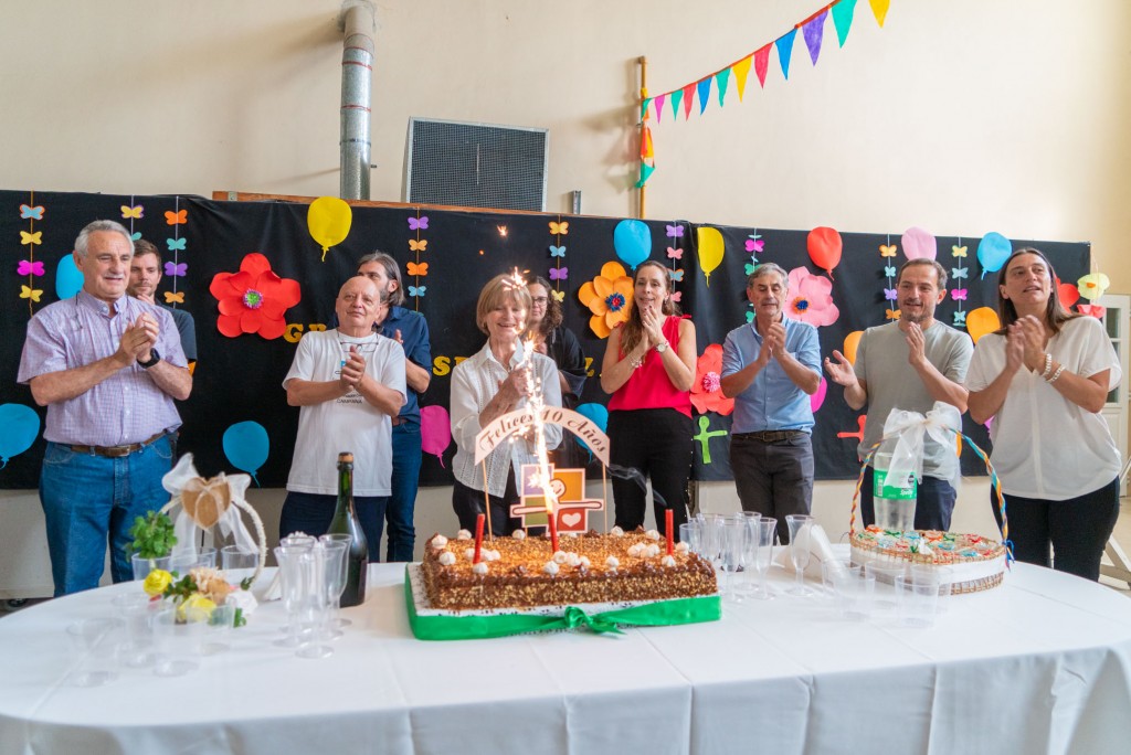 Abella acompañó el festejo por los 10 años de la Casa Esperanza