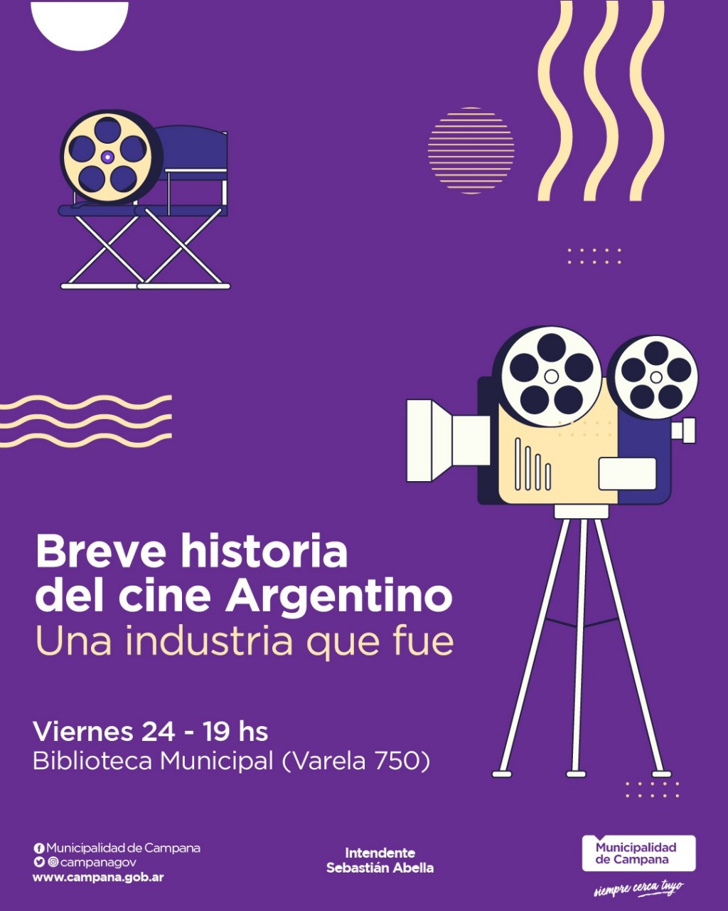 Este viernes se realizará la conferencia “Breve historia del cine argentino: una industria que fue”