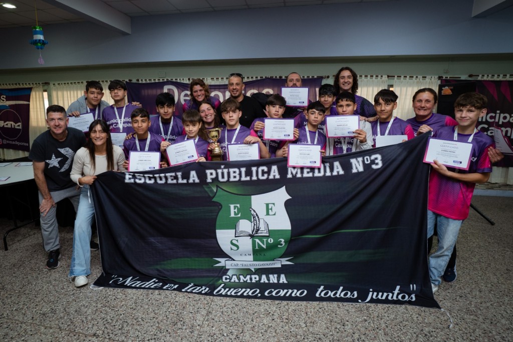 Abella agasajó a la delegación que representó a Campana en las Finales de los Juegos Bonaerenses