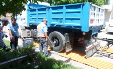 El Municipio intensifica los controles de cargas en camiones de gran porte