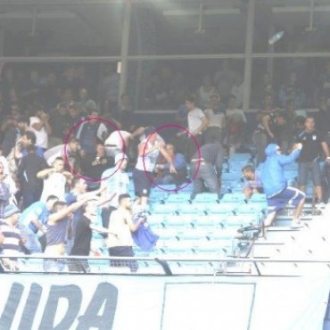 LOS PERIODISTAS DE F�TBOL CON ESTILO EN MEDIO DE LA VIOLENCIA