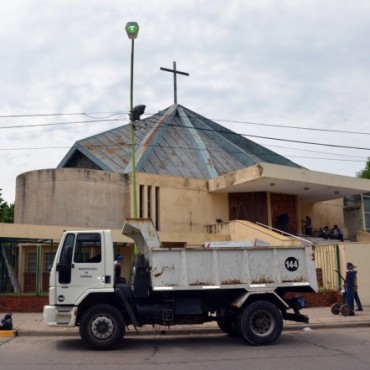 El intendente recorri&oacute; el inicio de las obras en la Catedral