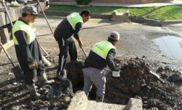 Contin&uacute;a el trabajo de Servicios P&uacute;blicos en los barrios