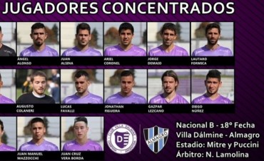 Con varias ausencias notorias Villa D?&nbsp;lmine recibe la visita de Almagro