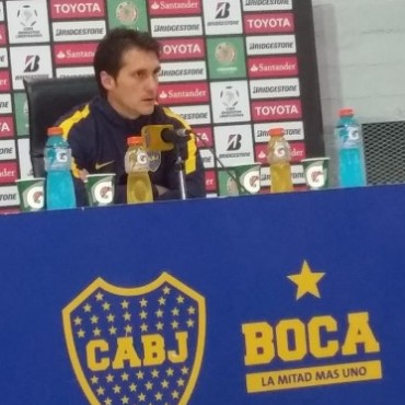 Guillermo Barros Schelotto: jugamos un gran primer tiempo