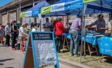 El programa nacional &ldquo;El mercado en tu barrio&rdquo; llega este s&aacute;bado a Campana