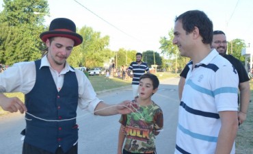 Chicos y j&oacute;venes de San Felipe disfrutaron de una jornada recreativa en la plaza del barrio