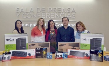 El Municipio repuso equipamiento que hab&iacute;a sido sustra&iacute;do de dos establecimientos educativos de la ciudad