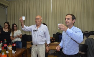 El Intendente particip&oacute; de un agasajo a la Banda Municipal
