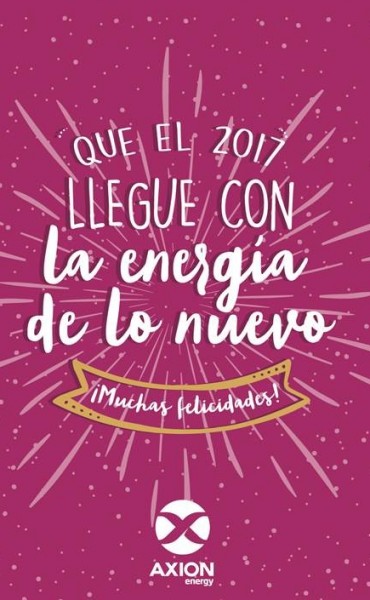Las empresa Axion hizo llegar su salutaci�n