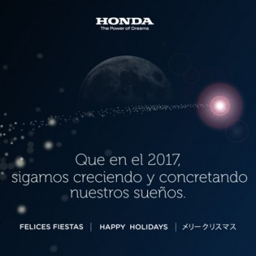 Un saludo con buena HONDA