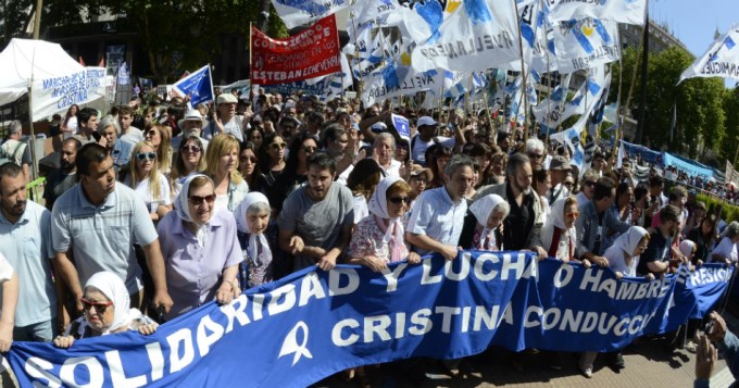 Marcha de la Resistencia contra la mentira y el hambre