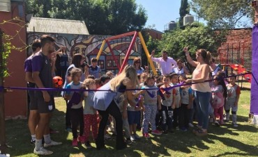 El Jard&iacute;n de Infantes N&ordm; 915 cuenta con un nuevo espacio deportivo y recreativo