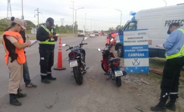 Se secuestraron 9 motos y 1 autom&oacute;vil en el ingreso al barrio San Cayetano 