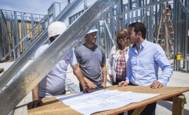 Los Pioneros: avanza la obra del nuevo jard&iacute;n de infantes