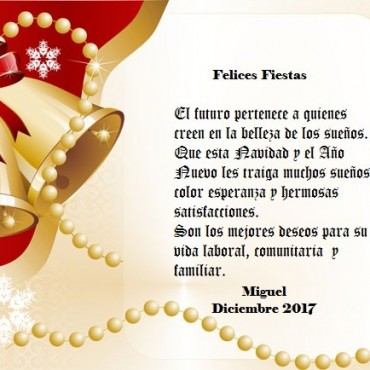 Gracias Miguel Roggero por tus buenos augurios!!!