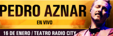 Pedro Aznar en Mar del Plata: Martes 16 de enero �nica funci�n