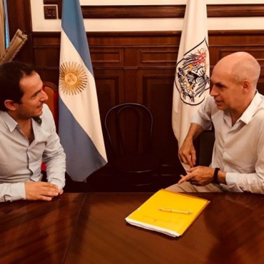 Abella se reuni&oacute; con Rodr&iacute;guez Larreta