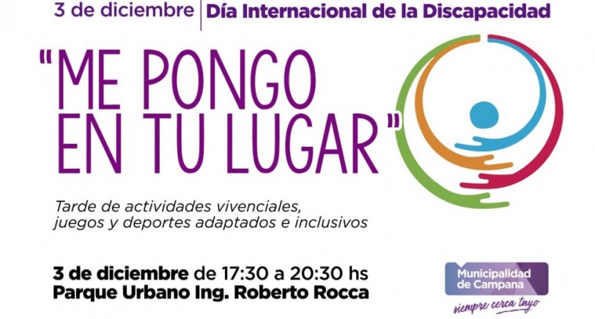  Ma&ntilde;ana se realizar&aacute;n distintas actividades por el D&iacute;a Internacional de las Personas con Discapacidad