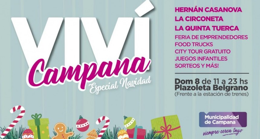 Este domingo se realizar&aacute; la tercera edici&oacute;n de &ldquo;Viv&iacute; Campana&rdquo;