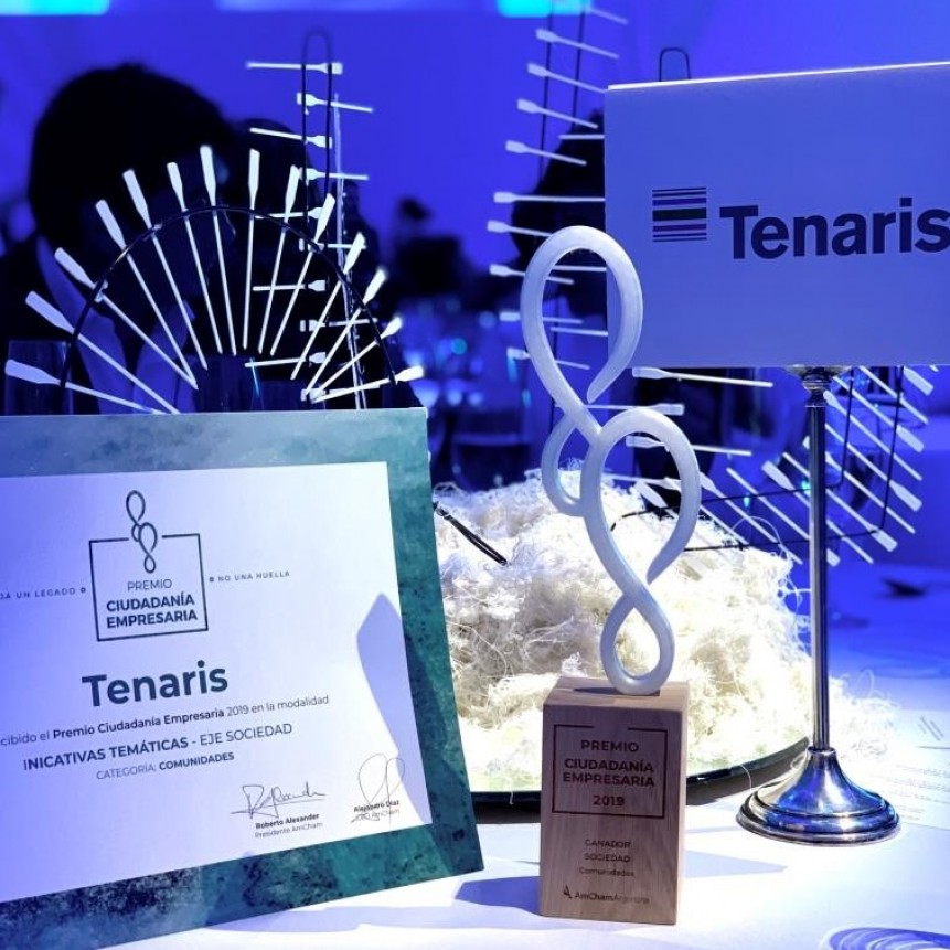 Tenaris recibi&oacute; el Premio Ciudadan&iacute;a Empresaria por su compromiso con la educaci&oacute;n t&eacute;cnica