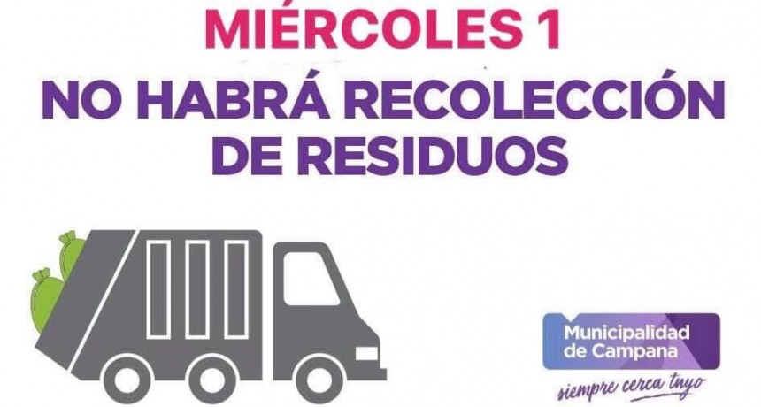 Informan el cronograma de recolecci&oacute;n de residuos para A&ntilde;o nuevo 