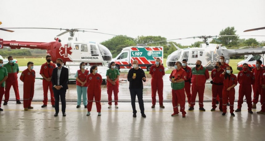 Rodríguez Larreta sobre el SAME aéreo: “Entre el compromiso y la tecnología incorporada, la respuesta del sistema de salud es un orgullo”