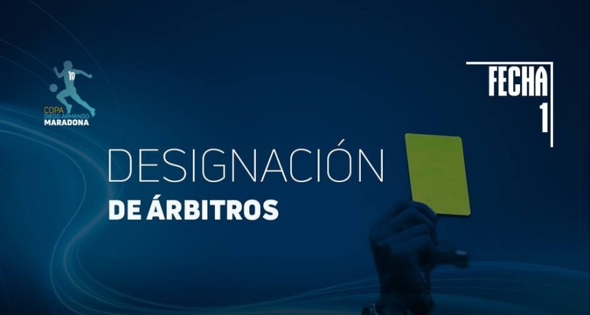 Jueces para el primer capitulo de la Copa Diego Maradona